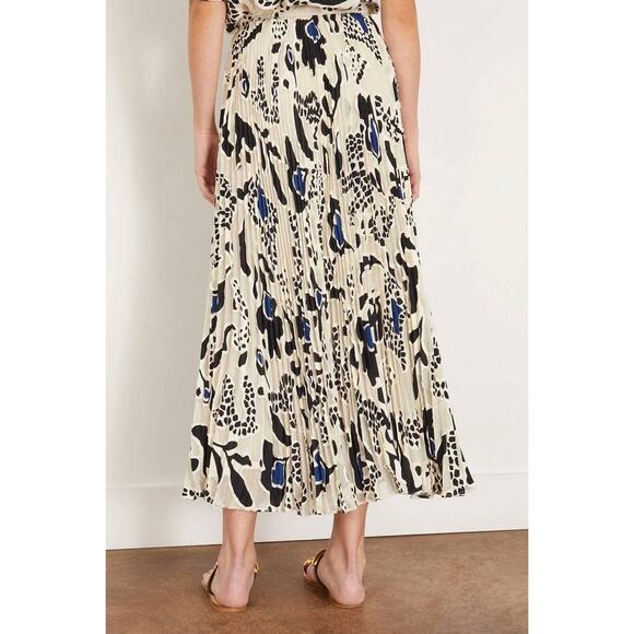 Ulla Johnson Faun Midi Skirt in Porcelain 2 - Picture 3 of 5